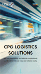 Mobile Screenshot of cpg-logistics.com
